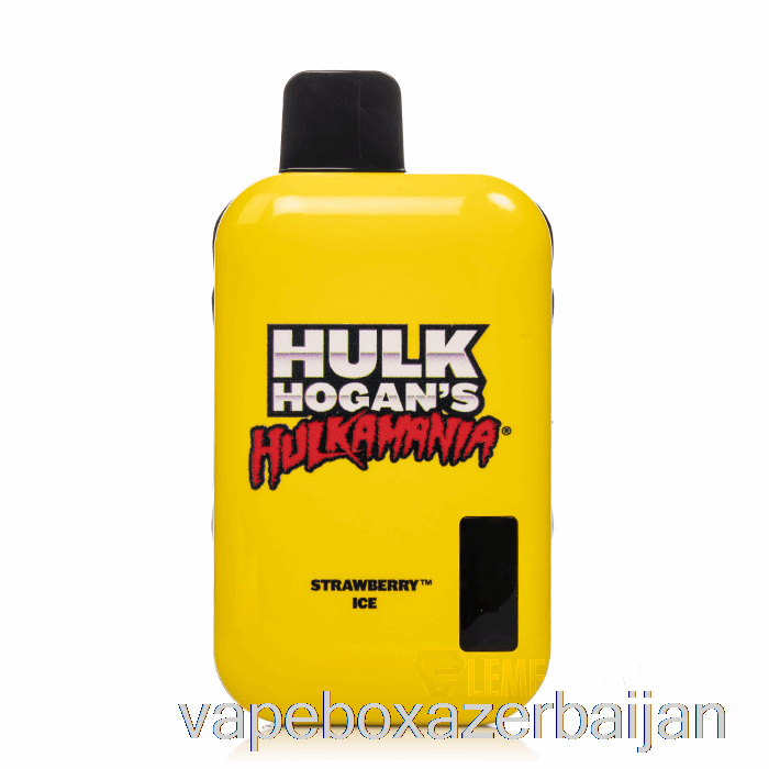 Vape Box Azerbaijan Hulk Hogan Hulkamania 8000 Disposable Strawberry Ice